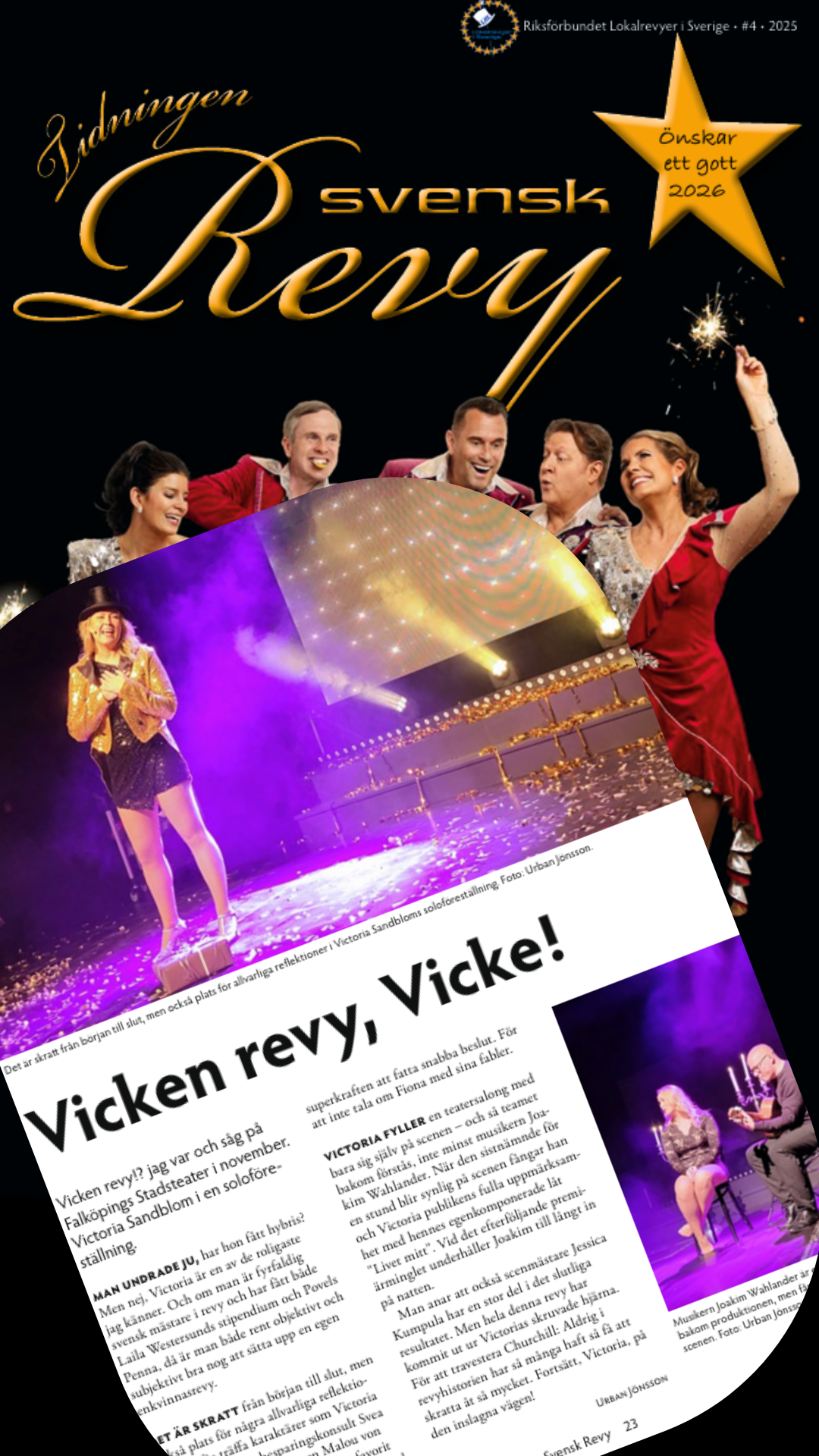 Tidningen Svensk Revy, Vicken Revy #4 2025, Vicken Revy